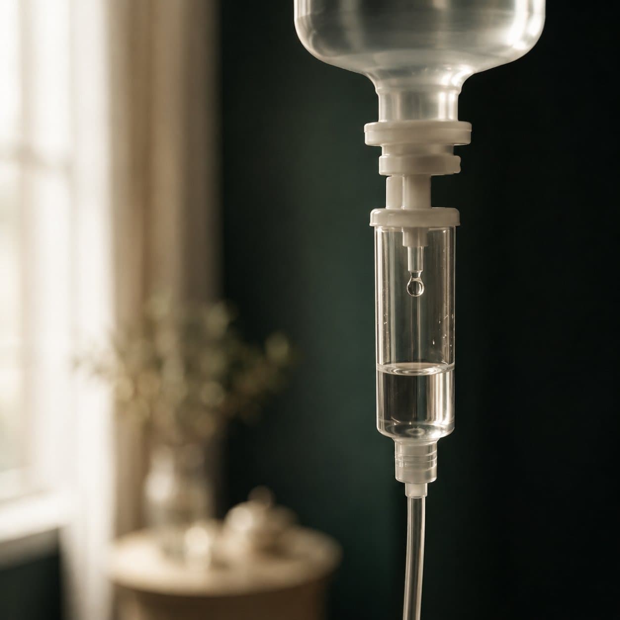 IV therapy, editorial image